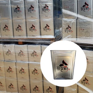 젤잘타G 에탄올연료 17L(11KG) 고체연료 젤타입 콘크리트양생 캠핑 공사장 난방