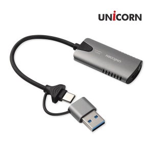유니콘 VC-300C 4K USB A+C타입 비디오캡쳐보드