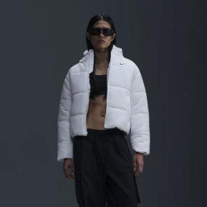 나이키 스포츠웨어 우먼스 클래식 후드집업 패딩 화이트(5900)루즈핏 따뜻한 솜패딩 점퍼