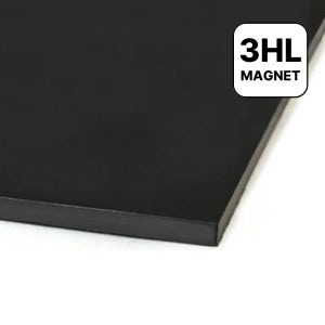 고무 판 자석 등방성 일반형 300x300mm, 두께 5mm 3M양면테이프 부착