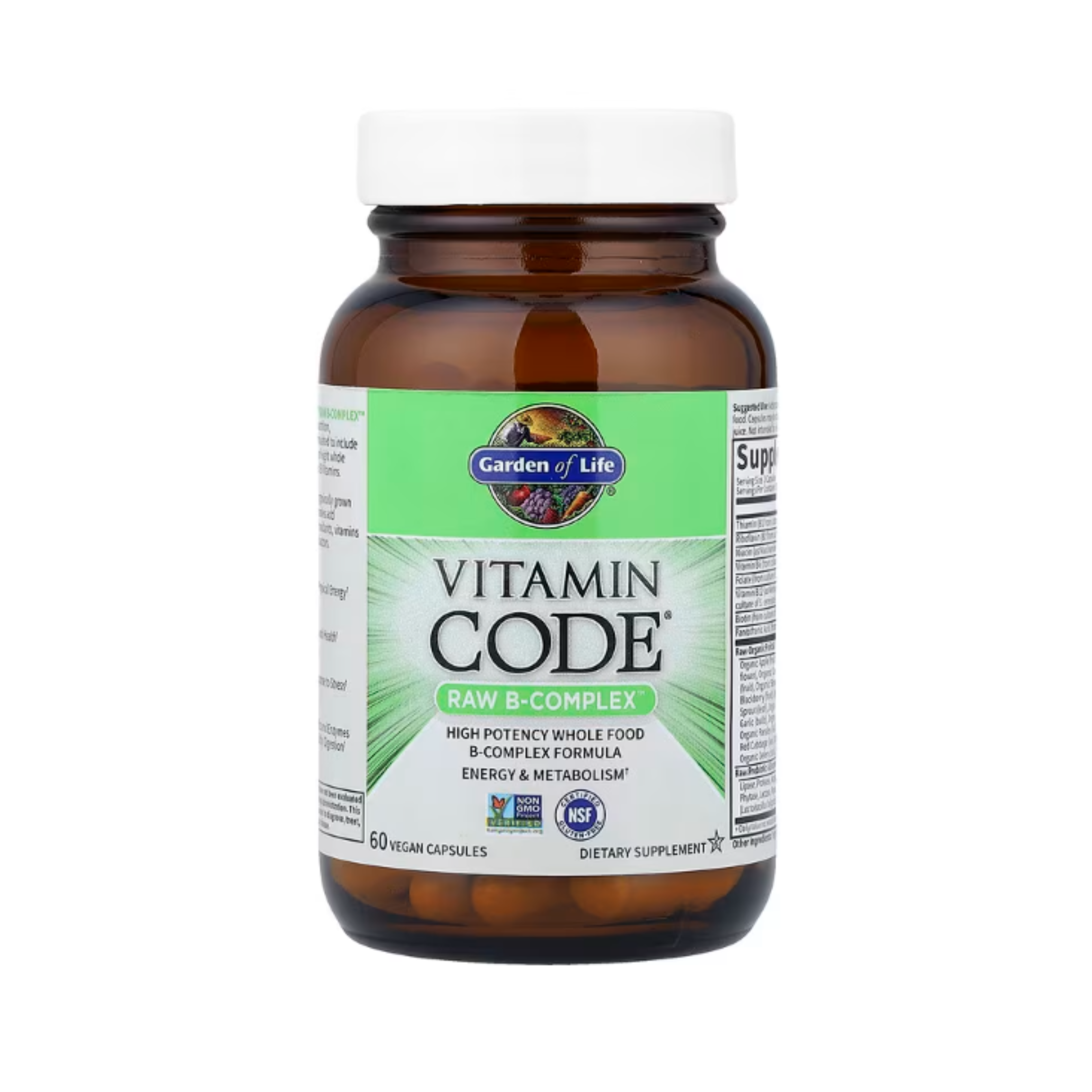 <b>가든오브라이프</b> 비타민B 복합체 베지캡슐60