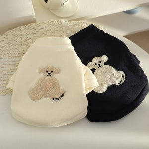 미오로 강아지 애견 테디 곰돌이 맨투맨 티셔츠