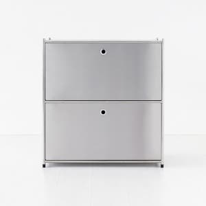 모듈가구 심플리 2단 수납장 BC016 77x40x82, 2단, 스테인리스 5464.5960