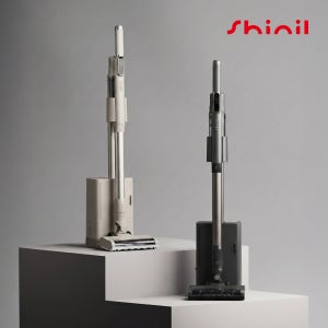 신일 BLDC모터 무선청소기 가벼운 원룸 핸디 청소기 자동 먼지비움 LED 스테이션 초경량