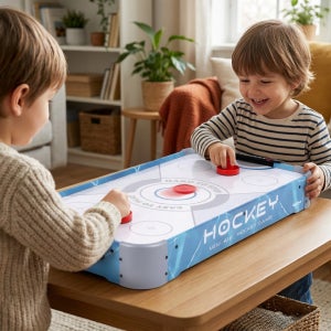아이워너 미니 에어하키 게임 중형 보드게임 실내 스포츠 완구 장난감