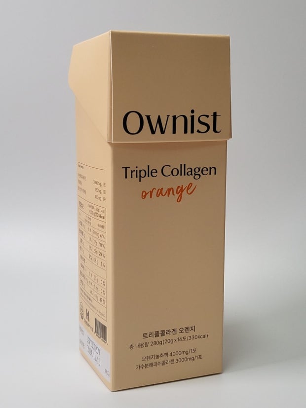 <b>오니스트</b> 트리플콜라겐 28포 28일 오렌지맛 <b>히알루론산</b> 엘라스틴