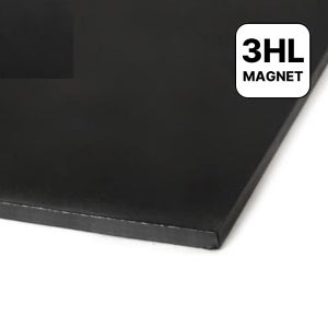 고무 판 자석 이방성 강력형 300x300mm, 두께 2mm 3M양면테이프 부착
