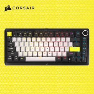 커세어 MAKR 75 DIY 키트 베어본 핫스왑 게이밍 기계식 키보드 블랙 MLX 펄스축