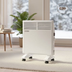 더모아 컨벡션 전기 히터 욕실 화장실 동파방지 사무실 가정용 난로 1000W, 일반형