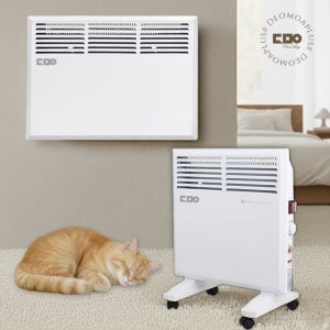 더모아 컨벡션 전기 히터 욕실 화장실 동파방지 사무실 가정용 난로 1500W, 일반형