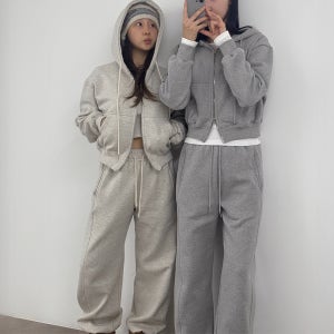 [SET] 투웨이 여성 후드집업 트레이닝세트 봄 트레이닝복