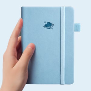 미니노트 휴대용 유선 포켓수첩 양장수첩 A6 밴딩 줄노트 96매