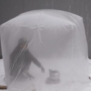 원터치쉘터 에어쉘터 돔 차박용텐트 불멍텐트