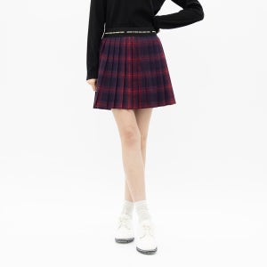 여성골프스커트 가을겨울치마 파크골프치마 플리츠스커트 CHECKBAND