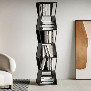 4단 5단 북타워 슬림 책장 북선반 높은 진열장 거실 서재 수납