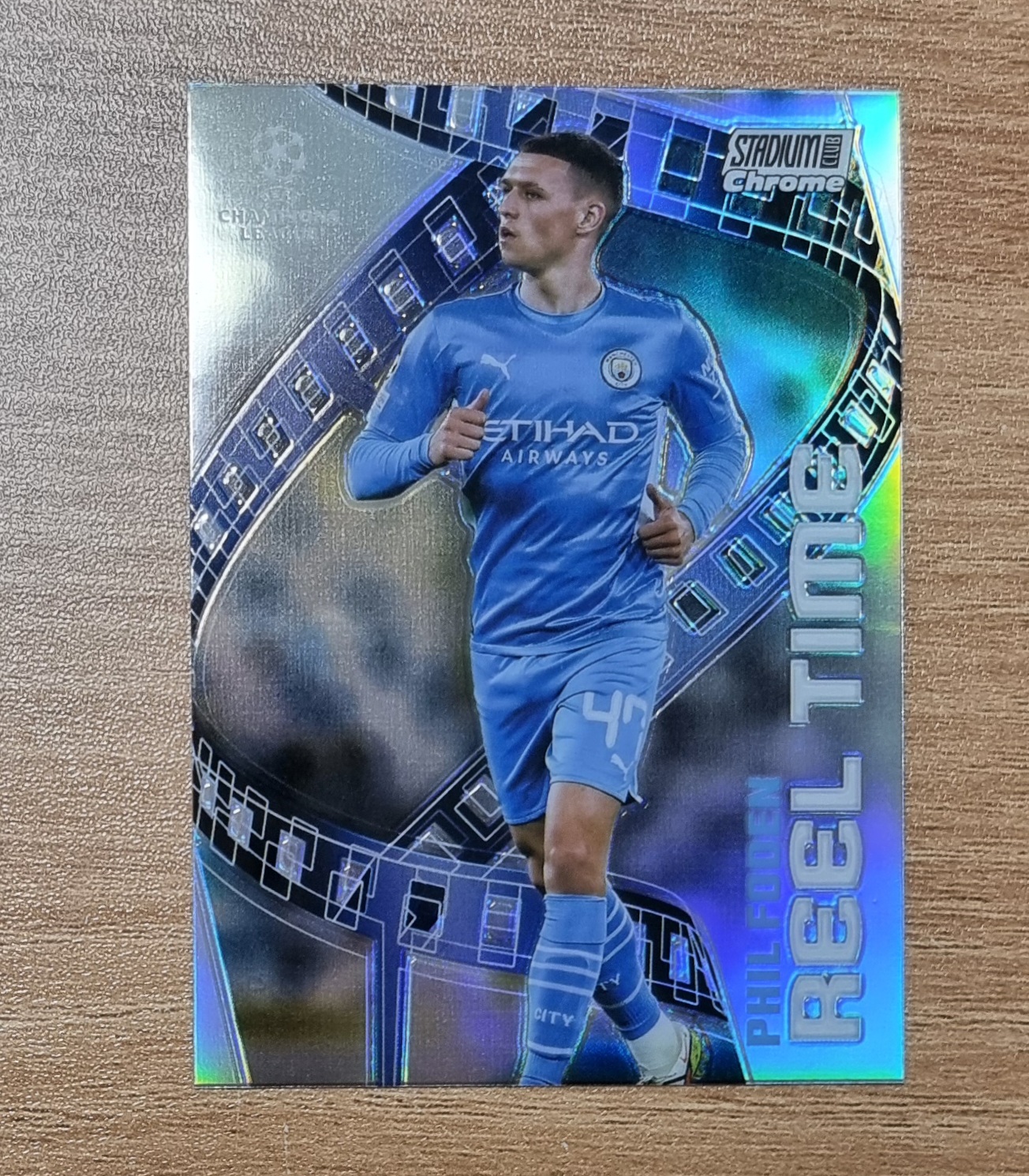필 포든 설명필독 2021-22 Topps Stadium Club Chrome UEFA Reel Time RT-PF 축구카드