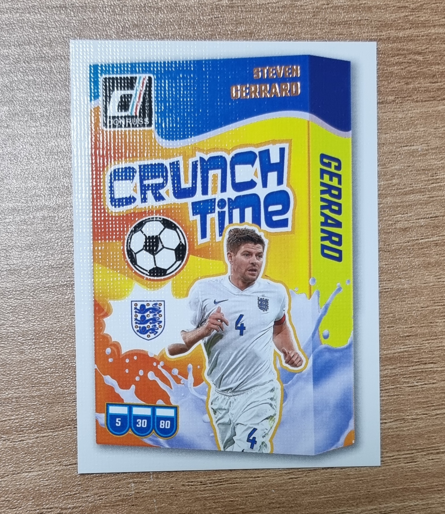 스티븐 제라드 2024-25 Donruss Crunch Time No-24 축구카드