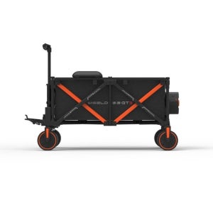 웨건 전동웨건 전동카트 캠핑 트레일러 접이식 LED 250kg G A. GT3 컴뱃 블랙