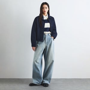 [슈퍼적립][N배송] 스파오 여성 벌룬 와이드 진 SPTJG23G53