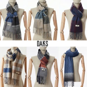 [국내백화점] 닥스 목도리 체크 울 캐시미어 머플러 명품 남자 여성