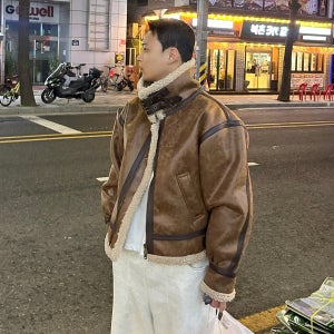 남자무스탕 남자무스탕자켓 남성가죽점퍼