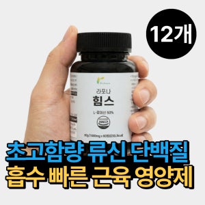 라포나 힘스 초고함량 류신 시니어 단백질 아미노산 보충제 12개월