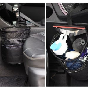 차량용 쓰레기통 자동차 정리함 차량 수납 포켓