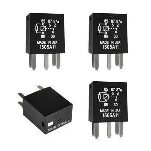 MUQIDA 4PCS 파워 릴레이, 헤비 듀티 5핀 다목적 G8V-RH-1C7T-R-DC13 펌프 자동차 고성능 전기 시스템 기계 릴레이 교체 2PCS