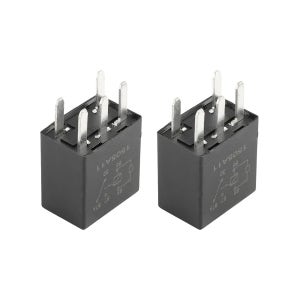 FANHAY 2PCS 고성능 5핀 전기기계식 자동차 릴레이, 펌프용 다목적 파워 일반 개방형, 검은색 G8V-RH-1C7T-R-DC12 4