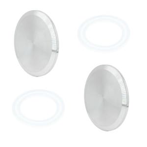 트라이 클램프 페룰 플랜지용 리퓨치 2 위생 엔드 캡 스테인리스 스틸 304 플러그(2팩) 1 1.5 Tri Clamp (Ferrule