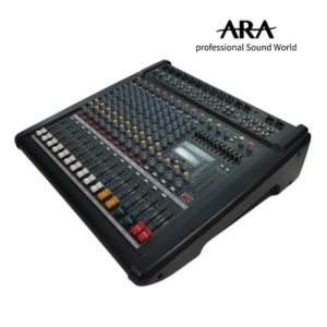 아라 ARA APM1200BT 14채널 2400W 파워드믹서 오디오믹서