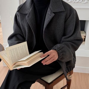 키작은남자 지트 누빔 봄버 자켓 겨울 아우터 키작남