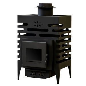 신일금속 맥반석 잔열방출 건식사우난난로 찜질방 펜션 SL300 댐퍼 잠금장치 연통 난로