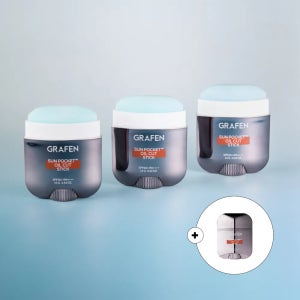 [본품추가증정] 그라펜 노세범선스틱 번들케어 오일컷선포켓 SPF50+ 15g, 3개