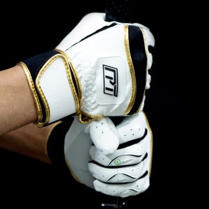 임팩트 야구 배팅 장갑 양피 화이트/블랙 PT-BG01