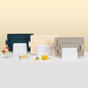 실리만 실리콘 하모니 도마 거치대 세트 (도마3종+거치대)