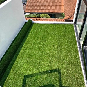 조경용 인조잔디 매트 방염 옥상 테라스 시공 2mx25m TG-16mm