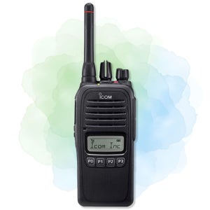 아이콤 IC-F2100DS 완전방수 IP67 현장 건설 업무용 디지털 무전기