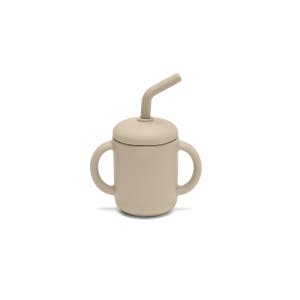 캐치 실리콘 빨대컵 흘림방지 이유식 무독성 아기물컵