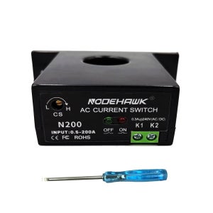 전류 감지 릴레이 AC 스위치 0-200A 일반적으로 닫힌 센서 모니터링 릴레이(N200) Normally Closed 50A