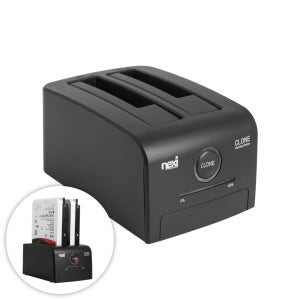 NEXI 2베이 HDD 도킹 스테이션 하드 복사 리더기 하드독 NX1263