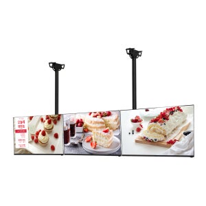 카멜 광고모니터 디지털사이니지 메뉴판 CDS4310 + MB3 천장 패키지