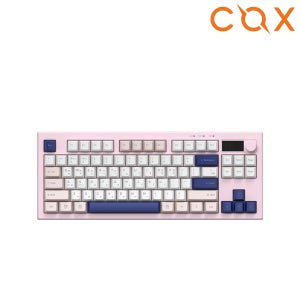 COX CM87KDW 텐키리스 유무선 블루투스 키보드 핑크, 멤브레인