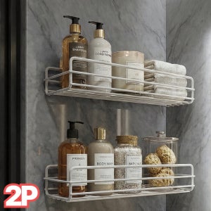 무타공 욕실 선반 정리 수납 헤어 드라이기 거치대 화장실 선반 고데기 거치대 드라이 교체