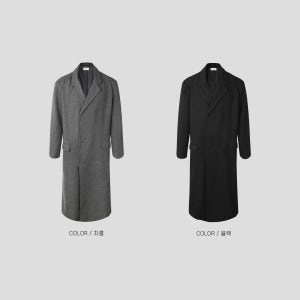 오뉴 해링본 헤링본 맥시코트 남자코트