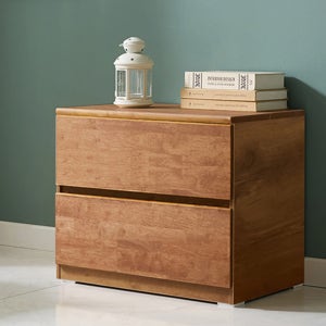 엘제이 러버 2단 600 원목 서랍장 협탁 와이드 거실장 월넛