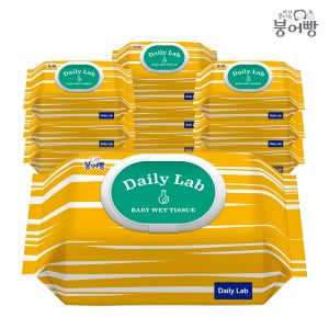 가성비 데일리랩 물티슈 네이처 캡형 80매 10팩 평량45