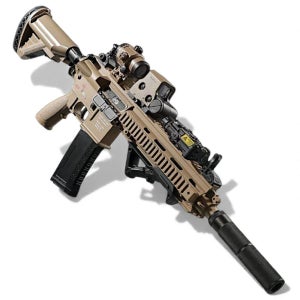 HK416 수정탄 블로우백 전동건