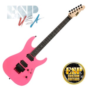ESP USA M-II FR Standard Set (Neon Pink Sparkle) 커스텀 샵 일렉기타