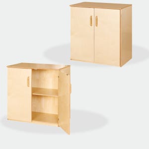 자작합판 양문수납장